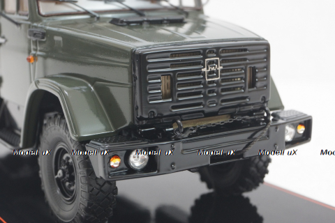 Зил-433420 6х6 с тентом, зеленый, TruckTyr 1:43