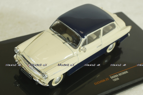 Skoda Octavia, beige/blue, 1959, CLC545,  IXO 1:43