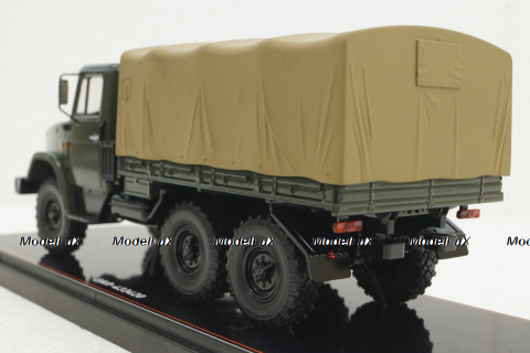 Зил-433420 6х6 с тентом, зеленый, TruckTyr 1:43