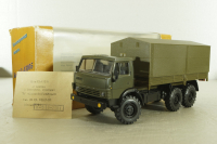 Камаз-43105 с тентом, поворотный мост, хаки, Элекон 1:43