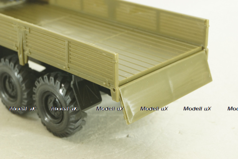 Камаз-43105 с тентом, поворотный мост, хаки, Элекон 1:43