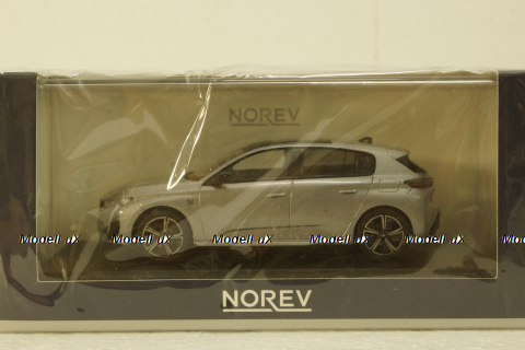Peugeot 308 GT 2021 Artense Grey, 473931, Norev 1:43