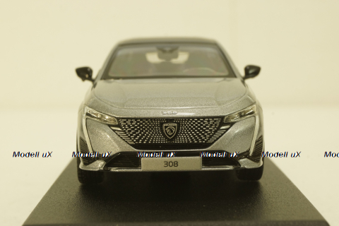 Peugeot 308 GT 2021 Artense Grey, 473931, Norev 1:43