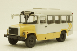 Кавз-3976, бежевый/серый, АвтоИстория 1:43