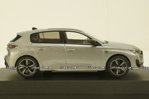 Peugeot 308 GT 2021 Artense Grey, 473931, Norev 1:43