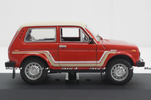 Ваз-2121 Нива, California, red, 1981, WhiteBox 1:43