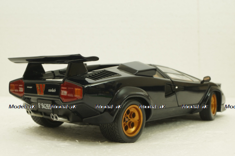 Lamborghini Countach Walter Wolf, Dark Blue, KYO8320D0, Kyosho 1:18