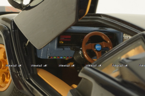 Lamborghini Countach Walter Wolf, Dark Blue, KYO8320D0, Kyosho 1:18