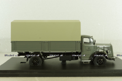Mercedes L6600 truck "Deutsche Bundespost" telecommunications services, grey, Schuco 1:43