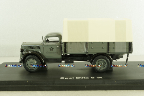 Opel Blitz S 3t "Deutsche Bundespost" telecommunications services, grey, Schuco 1:43