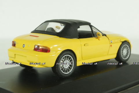 BMW Z3 Softtop yellow, Schuco 1:43