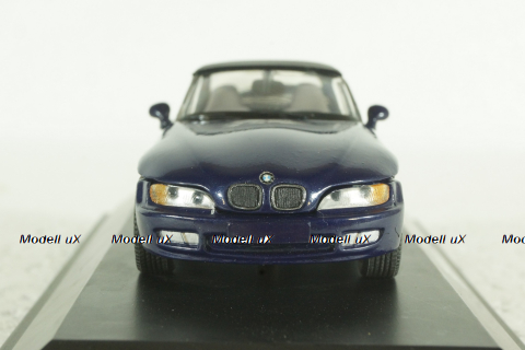 BMW Z3 Softtop blue, Schuco 1:43