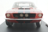 Shelby GT500 1967 red with black stripes, S1802909, Solido 1:18