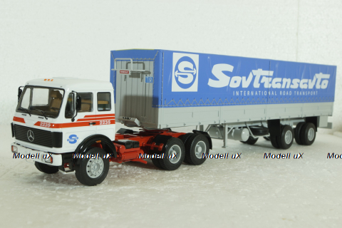 Mercedes NG2232 с полуприцепом Fruehauf Savoyarde Sovtransavto, SSM1558, SSM 1:43 Уценка!