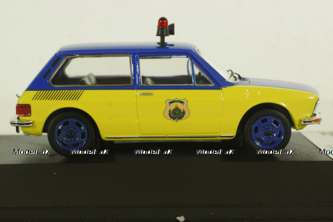 Volkswagen Brasilia Polizia Rodoviaria Federal, VW Brasilia 1975, PRD237, PremiumX 1:43