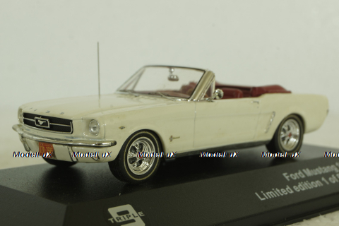 Ford Mustang Convertible 1965, white, T9-43012, Triple9 1:43 Уценка!
