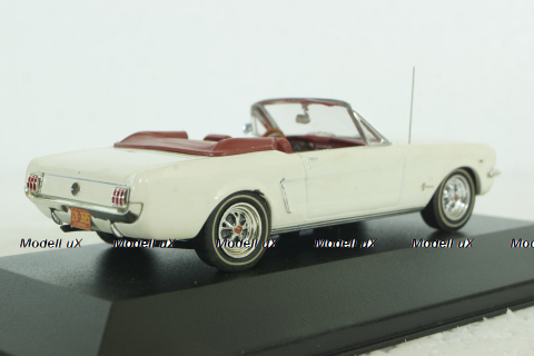 Ford Mustang Convertible 1965, white, T9-43012, Triple9 1:43 Уценка!
