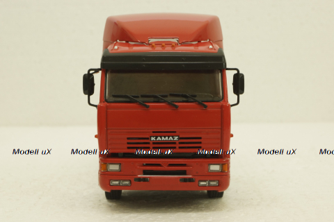 Камаз-6460 седельный тягач (со спойлером), красный, 102743, АвтоИстория 1:43