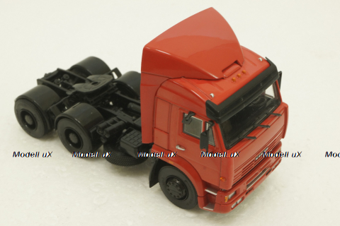 Камаз-6460 седельный тягач (со спойлером), красный, 102743, АвтоИстория 1:43