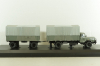 Bussing 8000 with trailer "Deutsche Bundespost" telecommunications services, grey, Schuco 1:43