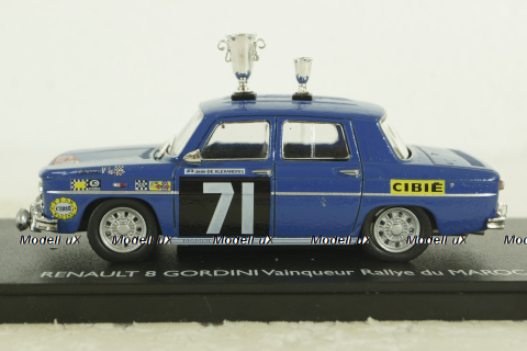 Renault 8 Gordini #71 winner Rally Maroc 1968, 101110, ELIGOR 1:43 Уценка!