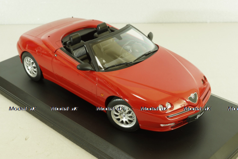 Alfa Romeo Spider 1999, red, 187852, Norev 1:18