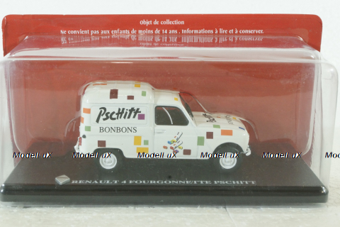 Renault R4 Van Fourgonnette Pschitt 1962, Hachette 1:43