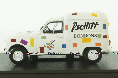 Renault R4 Van Fourgonnette Pschitt 1962, Hachette 1:43