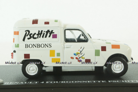 Renault R4 Van Fourgonnette Pschitt 1962, Hachette 1:43