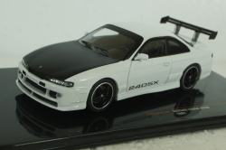 Nissan 240SX 1997, white, CLC552, IXO 1:43