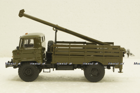 Газ-66 БМ-302, хаки, АвтоИстория 1:43