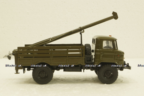 Газ-66 БМ-302, хаки, АвтоИстория 1:43