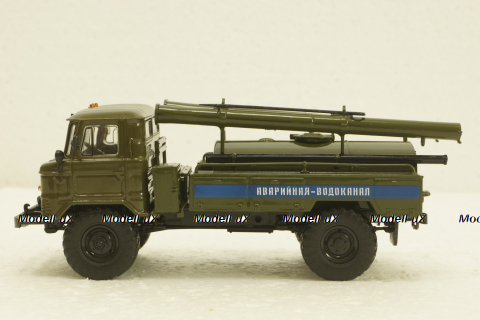 Газ-66 Ац-30, аварийная-водоканал, АвтоИстория 1:43
