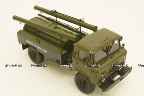 Газ-66 Ац-30, аварийная-водоканал, АвтоИстория 1:43