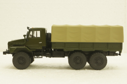 Урал-4322, борт с тентом, АвтоИстория 1:43