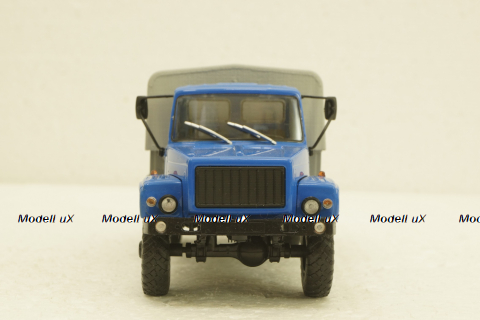 Газ-3308, борт с тентом, АвтоИстория 1:43