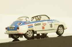 Saab 96 V4, No.18, 1000 Lakes Rally, J.Vilkas/J.Soini, 1976, RAC378B, IXO 1:43