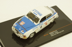 Saab 96 V4, No.18, 1000 Lakes Rally, J.Vilkas/J.Soini, 1976, RAC378B, IXO 1:43