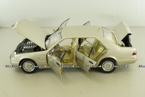 Mercedes S600 (W140) 1997 champagne-silver, 183723, Norev 1:18