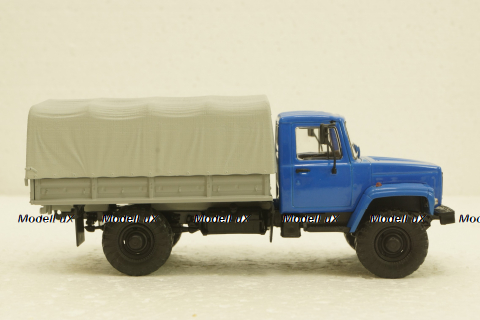 Газ-3308, борт с тентом, АвтоИстория 1:43