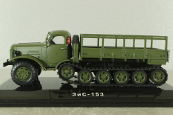 Зис-153 полугусенечный бортовой, хаки, TruckTyr 1:43