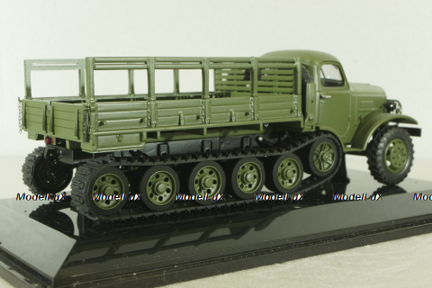Зис-153 полугусенечный бортовой, хаки, TruckTyr 1:43