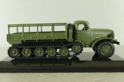 Зис-153 полугусенечный бортовой, хаки, TruckTyr 1:43