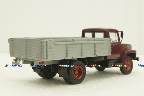 Газ-3307, бордо/серый, АвтоИстория 1:43