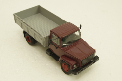 Газ-3307, бордо/серый, АвтоИстория 1:43