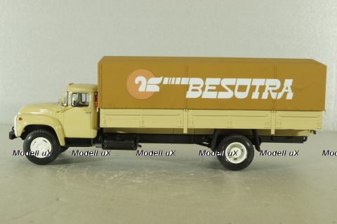 Зил-130ГУ длиннобазный с тентом, бежевый, TruckTyr 1:43