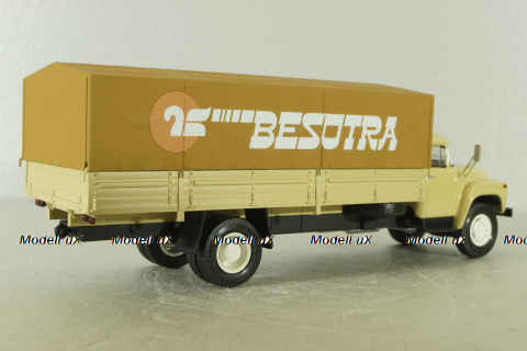 Зил-130ГУ длиннобазный с тентом, бежевый, TruckTyr 1:43