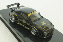 Porsche 911 (997) Old & New, black/Decorated, RHD, "John Player Special" MOC319, IXO 1:43