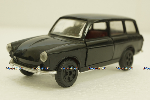 Volkswagen 1600 Familcar, черный, ДФИ 1:43 