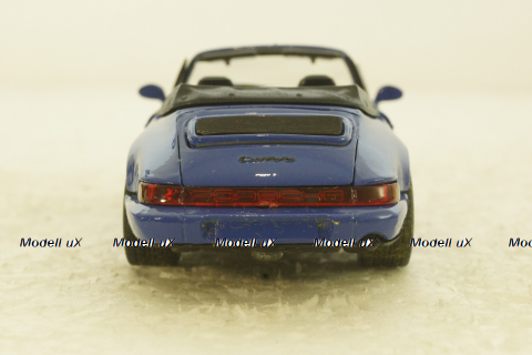 Porsche Carrera 2 (964) 1989 Cabrio blue, 1110F, Shabak 1:43